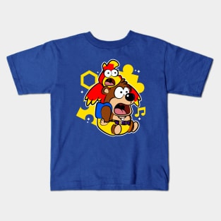 Bear and Bird Duo Kids T-Shirt